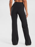 Gymshark Crossover Flared Tall Leggings — Black — 2