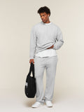 Gymshark Campus Crest Sweatshirt — Bros Soft Grey Marl — 5