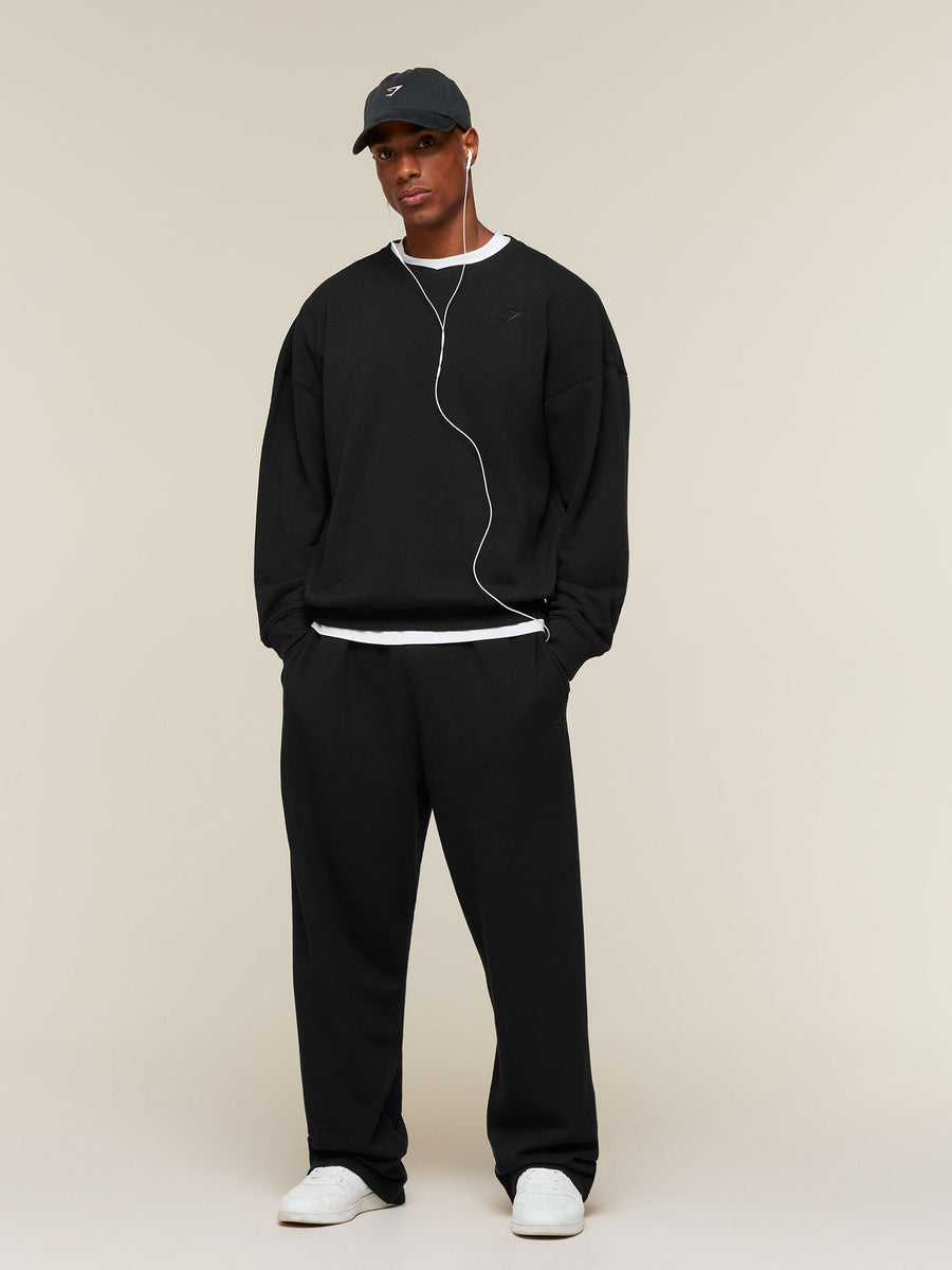 Gymshark Campus Crest Sweatshirt — Black — 5