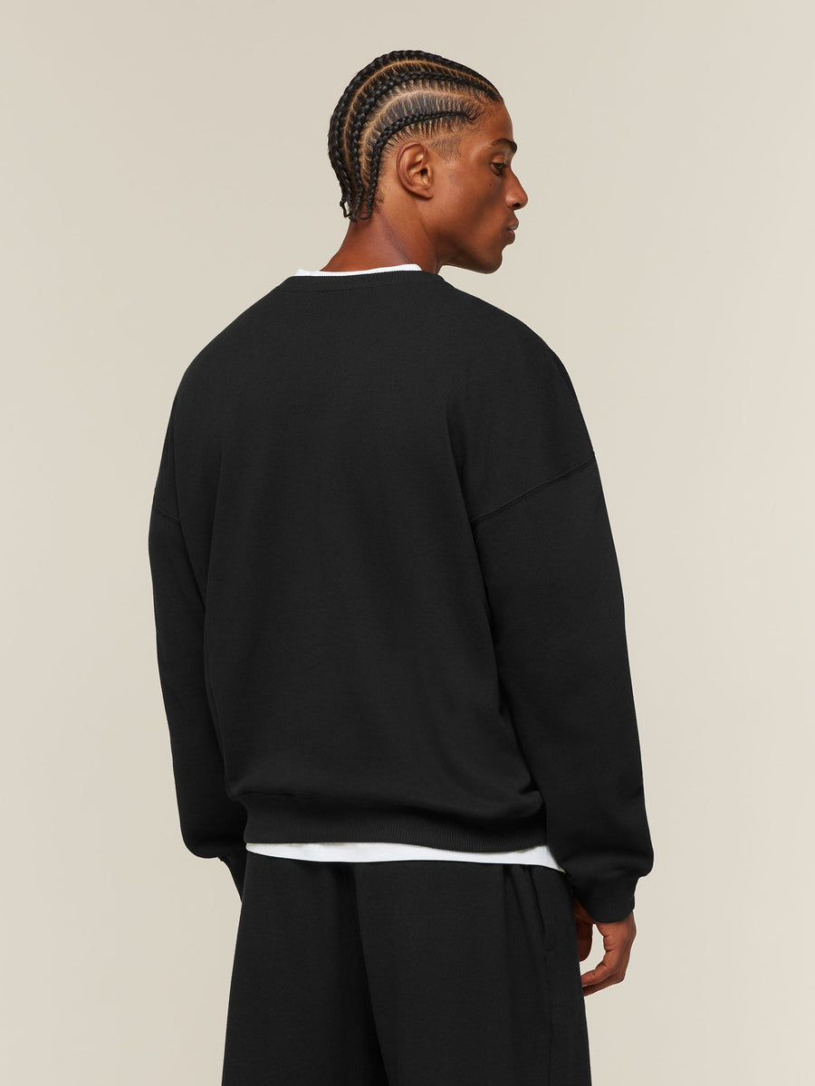 Gymshark Campus Crest Sweatshirt — Black — 2
