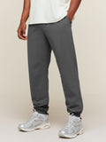 Gymshark Campus Crest Cuffed Pants — Dark Grey — 1