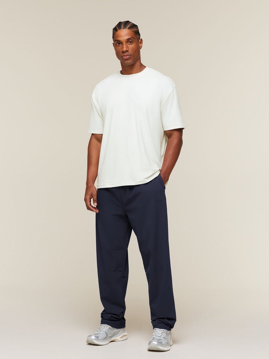 Gymshark Campus Crest Oversized Pants — Heavy Blue — 6