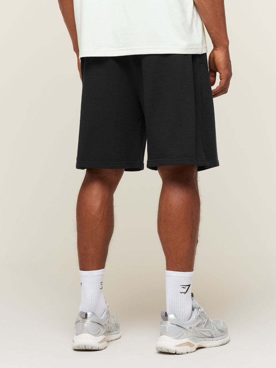 Gymshark Campus Crest Shorts — Black — 2