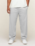 Gymshark Campus Crest Wide Leg Joggers — Bros Soft Grey Marl — 3