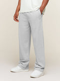 Gymshark Campus Crest Wide Leg Joggers — Bros Soft Grey Marl — 1