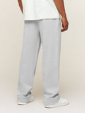 Gymshark Campus Crest Wide Leg Joggers — Bros Soft Grey Marl — 2