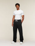 Gymshark Campus Crest Wide Leg Joggers — Black — 5