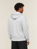 Gymshark Campus Crest Zip Through Hoodie — Bros Soft Grey Marl — 2