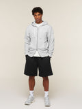 Gymshark Campus Crest Zip Through Hoodie — Bros Soft Grey Marl — 5