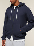 Gymshark Campus Crest Zip Through Hoodie — Heavy Blue — 4
