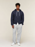 Gymshark Campus Crest Zip Through Hoodie — Heavy Blue — 5