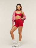 Gymshark Colour Block Sports Bra — Carmine Red — 4
