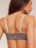 Gymshark Colour Block Sports Bra — Cool Brown/Pebble Grey — 5