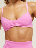 Gymshark Colour Block Sports Bra — Focus Pink — 6