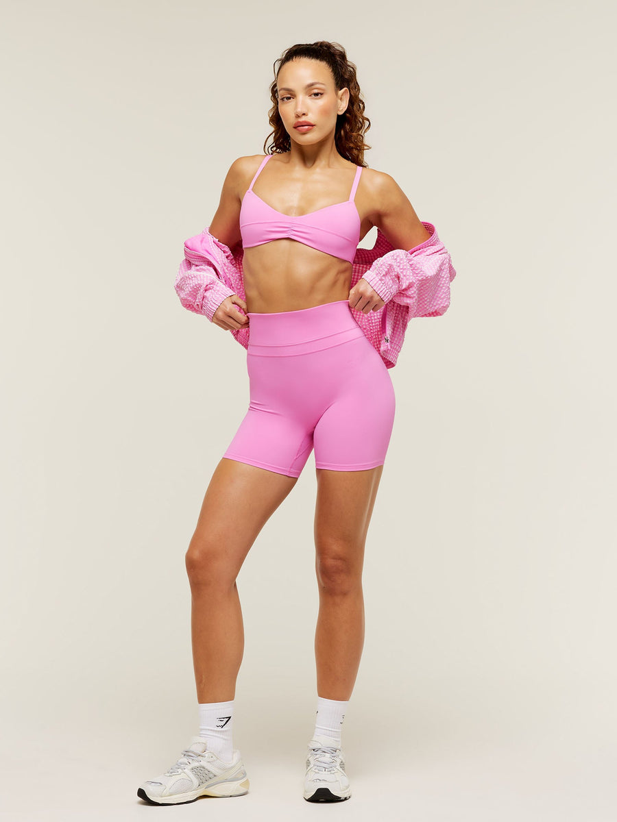 Gymshark Colour Block Sports Bra — Focus Pink — 4