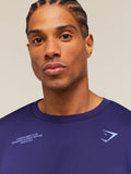 Gymshark Conditioning Club Oversized T-Shirt — Indigo Purple/Steady Purple — 7