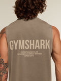 Gymshark Conditioning Club Washed Tank — Trail Brown/Vanilla Beige/Wash — 7