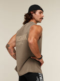 Gymshark Conditioning Club Washed Tank — Trail Brown/Vanilla Beige/Wash — 5