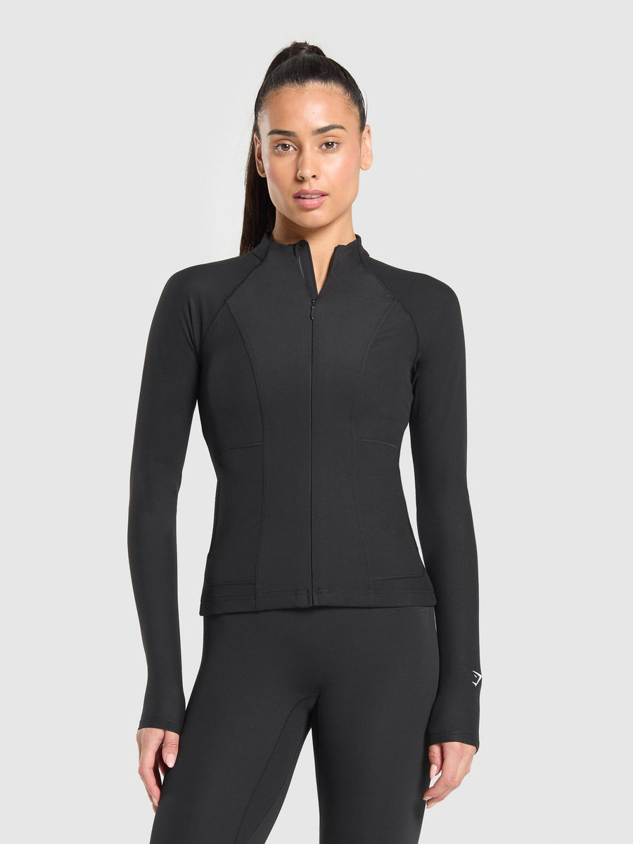 Gymshark Conditioning Full Zip Jacket — Black — 1