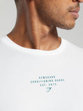 Gymshark Conditioning Goods T-Shirt — White — 5