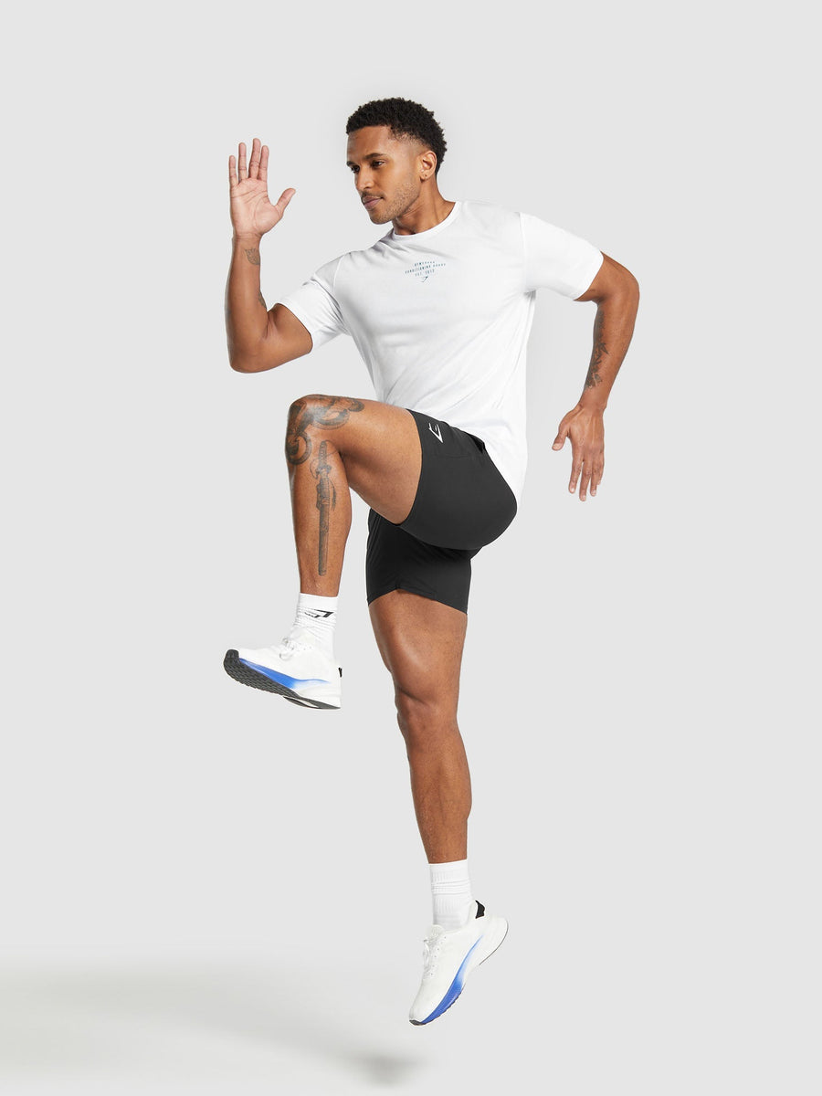 Gymshark Conditioning Goods T-Shirt — White — 4