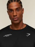 Gymshark Conditioning Club Oversized T-Shirt — Black/White — 6