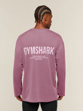 Gymshark Conditioning Club Washed Long Sleeve T-Shirt — Strength Pink/Haze Pink/Wash — 1