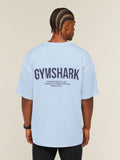 Gymshark Conditioning Club Washed T-Shirt — Tranquil Blue/Heavy Blue/Wash — 1