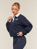 Gymshark Cosy Campus Polo Sweatshirt — Heavy Blue — 3