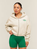 Gymshark Cosy Campus Full Zip Hoodie — Bros Chalk Marl — 1