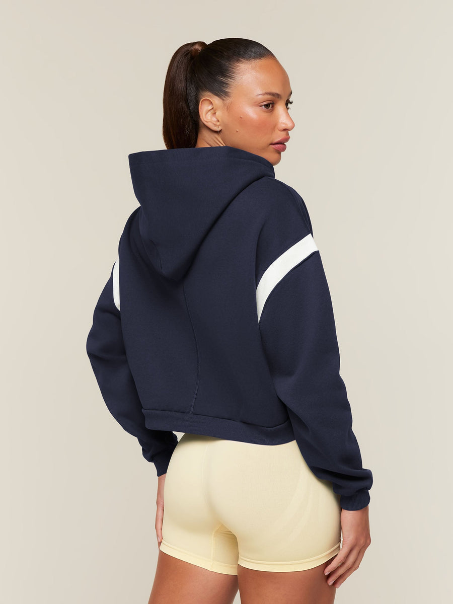 Gymshark Cosy Campus Full Zip Hoodie — Heavy Blue — 2