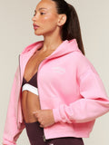 Gymshark Cosy Campus Full Zip Hoodie — Poise Pink — 5