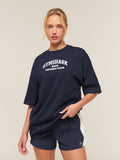 Gymshark Cosy Luxe Campus T-Shirt — Heavy Blue — 1