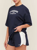 Gymshark Cosy Luxe Campus T-Shirt — Heavy Blue — 3