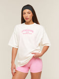 Gymshark Cosy Luxe Campus T-Shirt — Soft White — 1