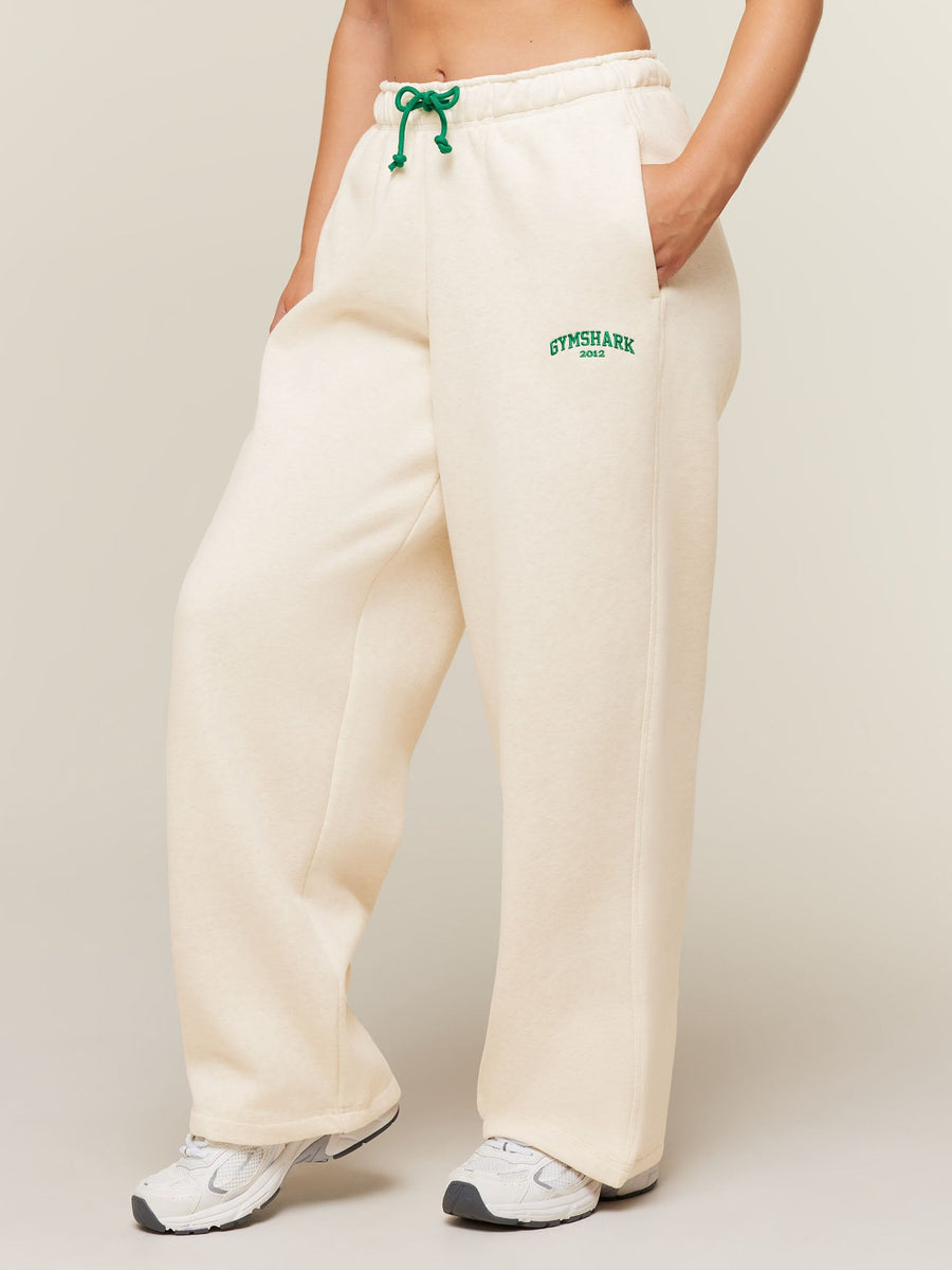 Gymshark Cosy Campus Pants Short — Bros Chalk Marl — 3