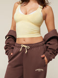 Gymshark Cosy Campus Pants Short — Espresso Brown — 5