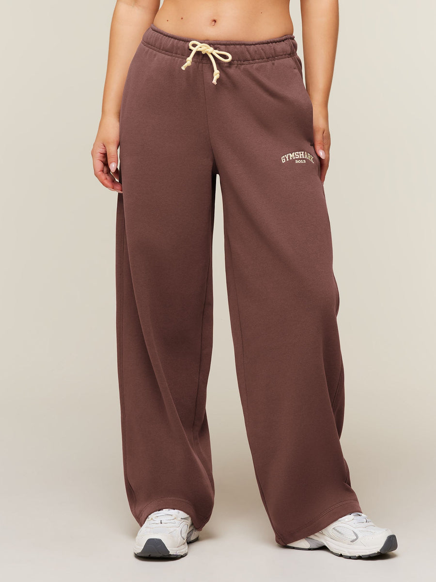 Gymshark Cosy Campus Pants Short — Espresso Brown — 1