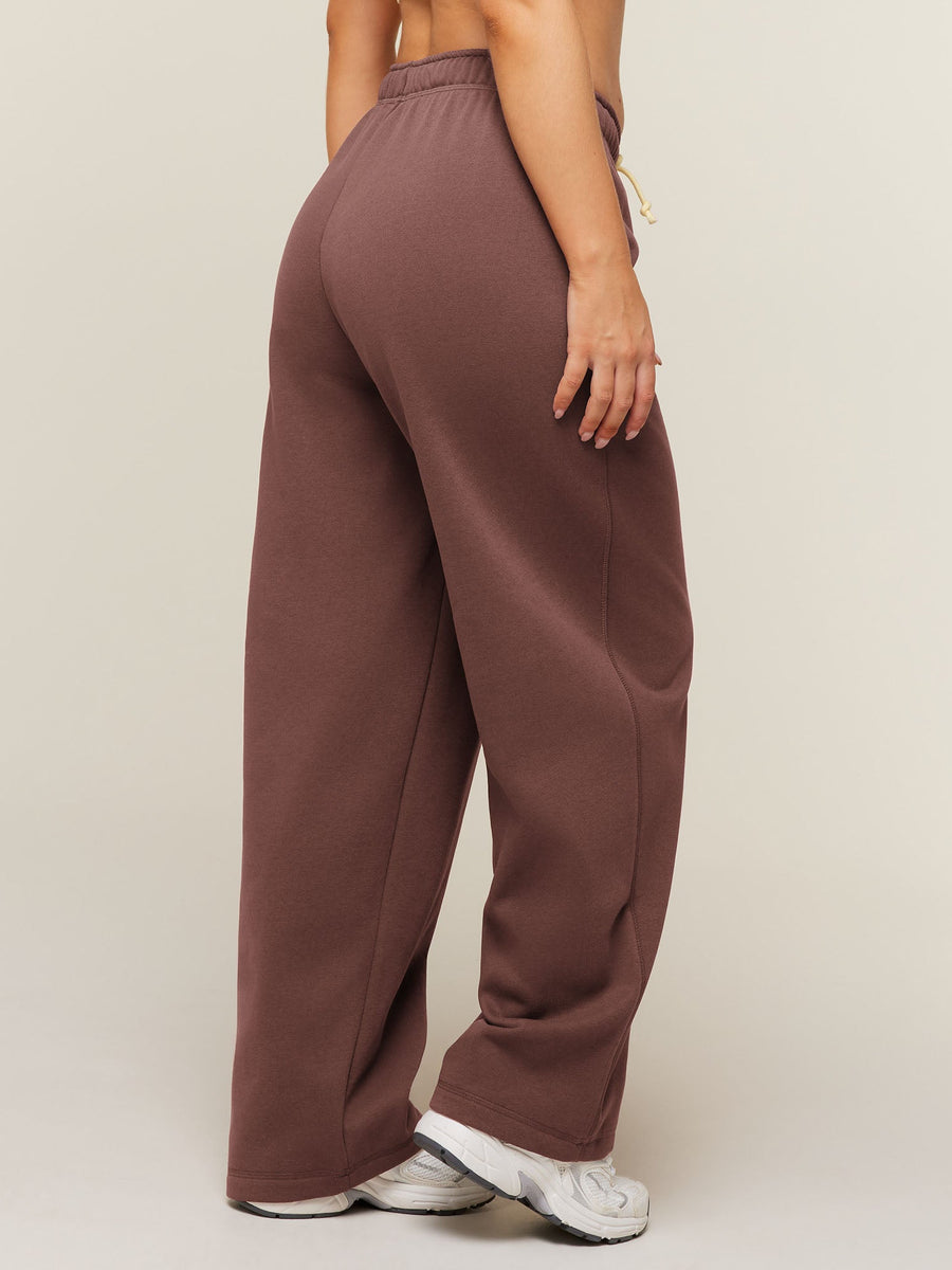 Gymshark Cosy Campus Pants Short — Espresso Brown — 2