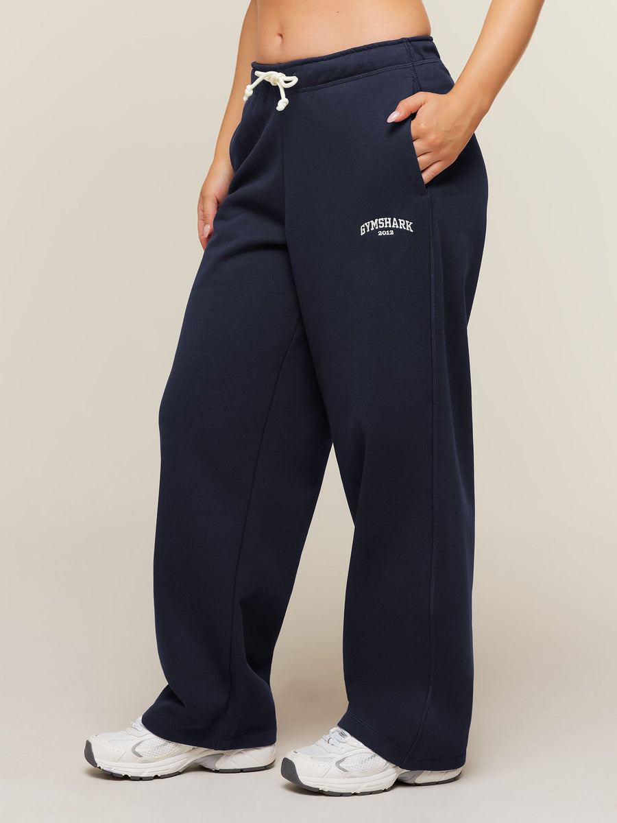 Gymshark Cosy Campus Pants Short — Heavy Blue — 3