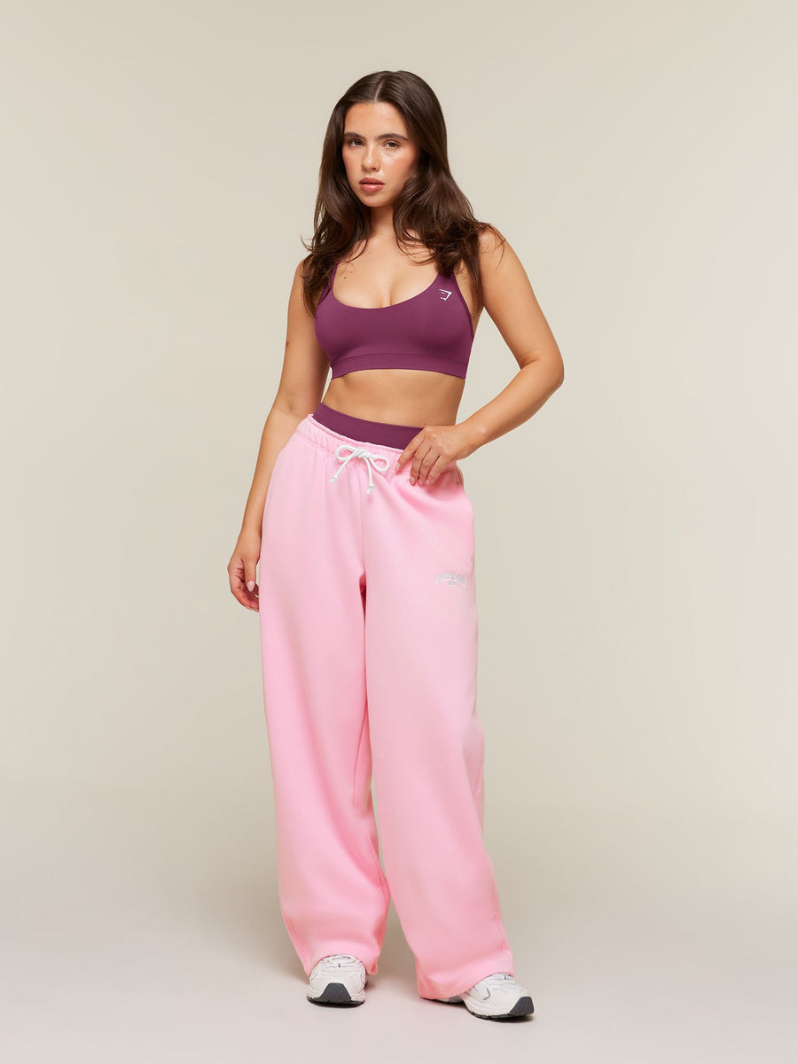 Gymshark Cosy Campus Pants Short — Poise Pink — 4