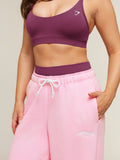 Gymshark Cosy Campus Pants Short — Poise Pink — 5