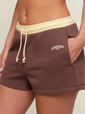 Gymshark Cosy Luxe Campus Sweat Shorts — Espresso Brown — 3