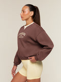 Gymshark Cosy Campus Sweatshirt — Espresso Brown — 3