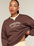 Gymshark Cosy Campus Sweatshirt — Espresso Brown — 5