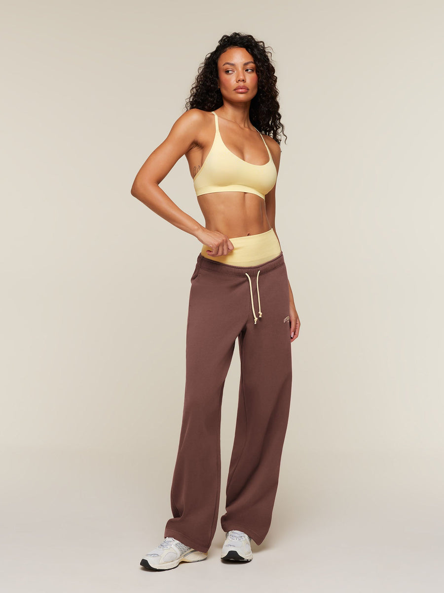 Gymshark Cosy Campus Pants Tall — Espresso Brown — 4