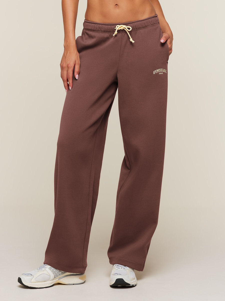 Gymshark Cosy Campus Pants Tall — Espresso Brown — 1
