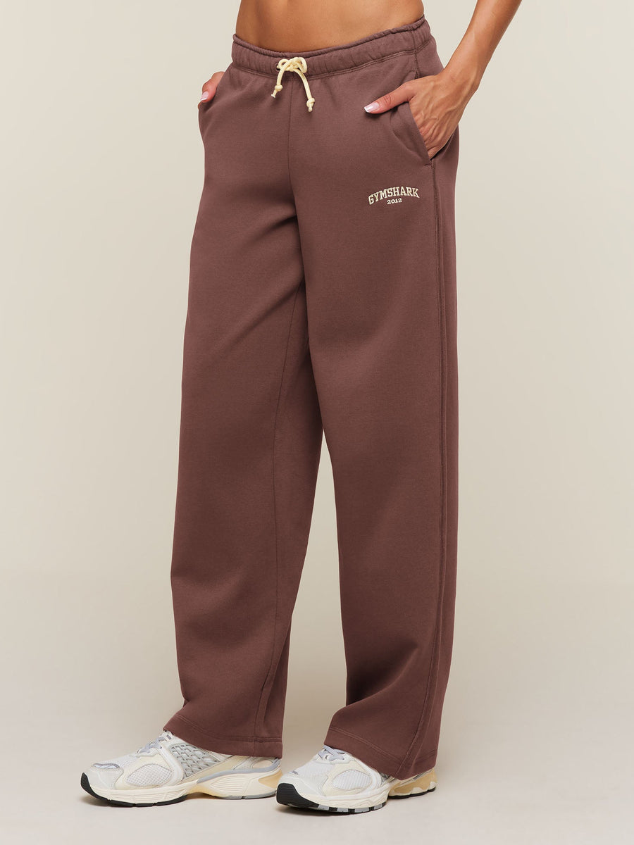 Gymshark Cosy Campus Pants Tall — Espresso Brown — 3