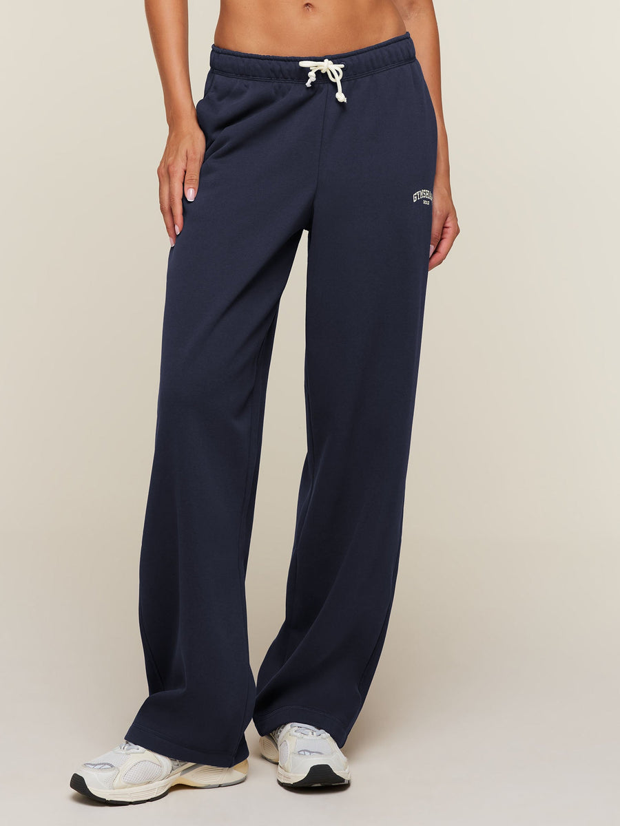 Gymshark Cosy Campus Pants Tall — Heavy Blue — 1