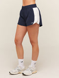 Gymshark Campus Woven Shorts — Heavy Blue/Soft White — 3